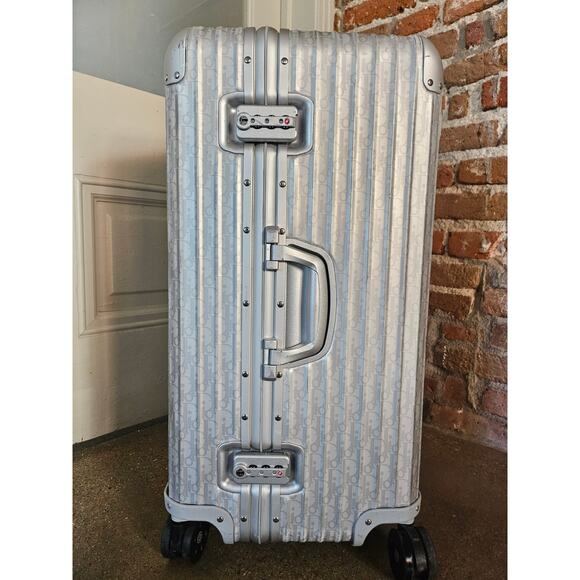 Dior x Rimowa Silver Trunk Suitcase SS20 Large - Picture 4 of 15